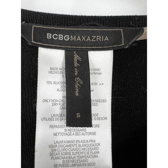 BCBGMAXAZRIA Women's Colorblock Fitted Bodycon Dress Stretch Size S Multicolor - Picture 3 of 4